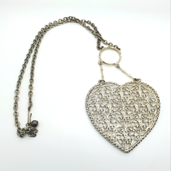 Other - Big heart pendant necklace